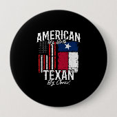 Texas Pride - Texas State Flag - Amerikaanse vlag Ronde Button 4,0 Cm (Voorkant)