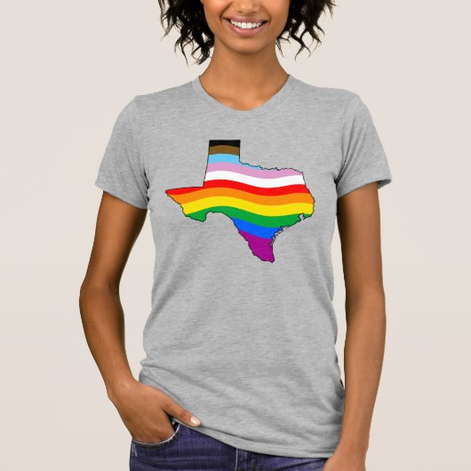 Texas Progress Pride T-shirt (Voorkant)