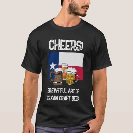 TEXAS Proost! Brewtiful Bier T-shirt (Voorkant)