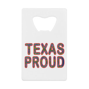 Texas Proud Bluebonnet Creditkaart Flessenopener