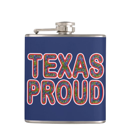 Texas Proud Bluebonnet Heupfles (Voorkant)