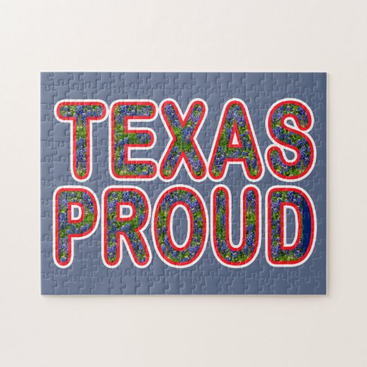 Texas Proud Bluebonnet Legpuzzel (Horizontaal)