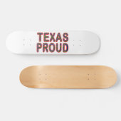 Texas Proud Bluebonnet Persoonlijk Skateboard (Horizontaal)