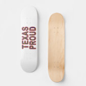 Texas Proud Bluebonnet Persoonlijk Skateboard (Voorkant)