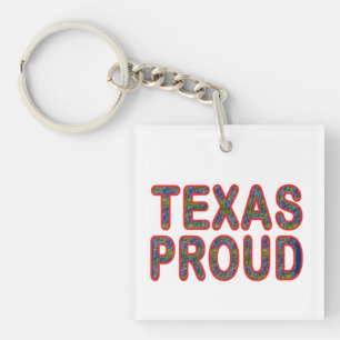 Texas Proud Bluebonnet Sleutelhanger