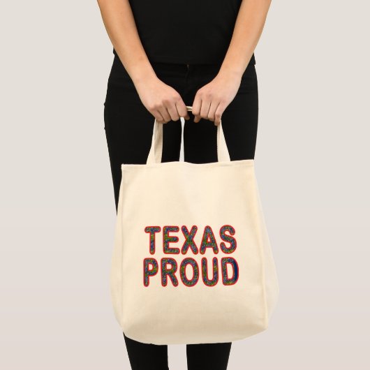 Texas Proud Bluebonnet Tote Bag (Voorkant (product))