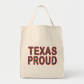 Texas Proud Bluebonnet Tote Bag (Voorkant)