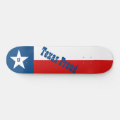 Texas Proud Dd Brand Persoonlijk Skateboard (Horizontaal)