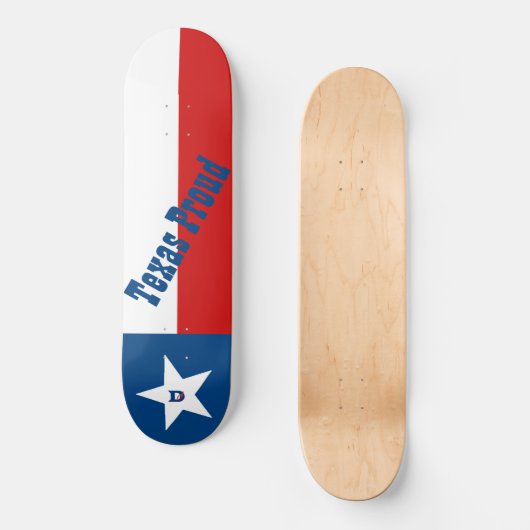Texas Proud Dd Brand Persoonlijk Skateboard (Voorkant)