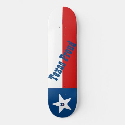 Texas Proud Dd Brand Persoonlijk Skateboard (Voorkant)