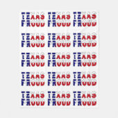 Texas Proud Flag Fleece Deken (Voorkant)
