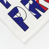 Texas Proud Flag Fleece Deken (Hoek)