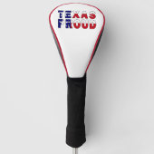 Texas Proud Flag Golfheadcover (Voorkant)