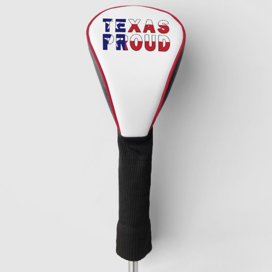 Texas Proud Flag Golfheadcover (Voorkant)