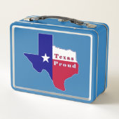 Texas Proud Flag Map (Achterkant)