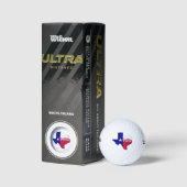 Texas Proud Flag Map Golfballen (Verpakking)