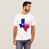 Texas Proud Flag Map T-shirt (Voorkant volledig)