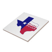 Texas Proud Flag Map Tegeltje (Zijkant)