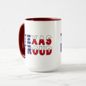 Texas Proud Flag Mok (Voorkant links)
