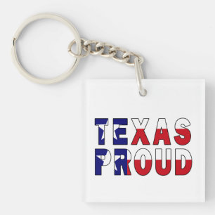 Texas Proud Flag Sleutelhanger