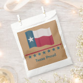 Texas Proud Lange Star Vlag Gepersonaliseerde Tan Bedankzakje (Geknipt)