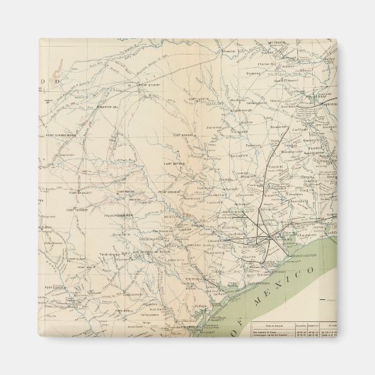 Texas, pt of NM Magneet (Voorkant)