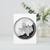 Texas Quarter Briefkaart (Staand voorkant)