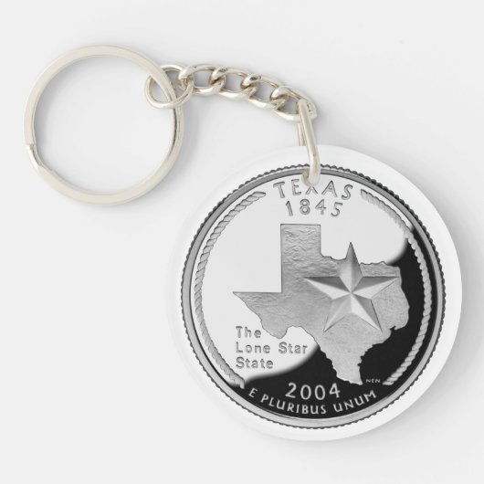 Texas Quarter Sleutelhanger (Voorkant)