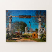 Texas Ranch Jigzaag Puzzle Legpuzzel (Horizontaal)