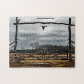 Texas Ranch Scene. Jigzaag Puzzle Legpuzzel (Horizontaal)