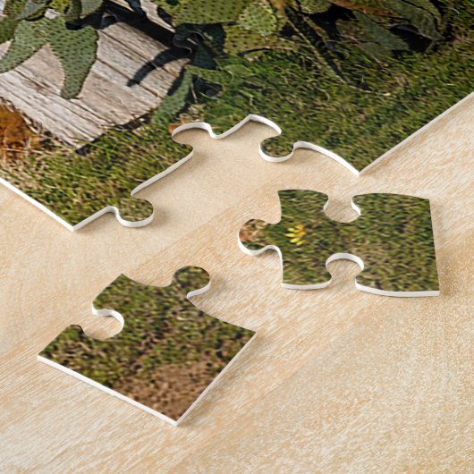 Texas Ranch Scene. kerstcadeautjes Legpuzzel (Zijkant)