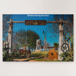 Texas Ranch Scene. Legpuzzel
