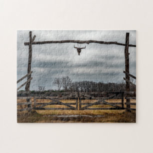 Texas Ranch Scene. Legpuzzel