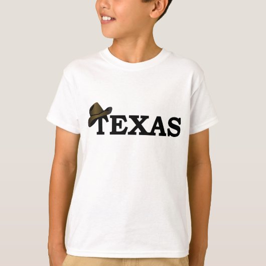 Texas Rancher Cowboy Pet Kinder T-shirt (Voorkant)