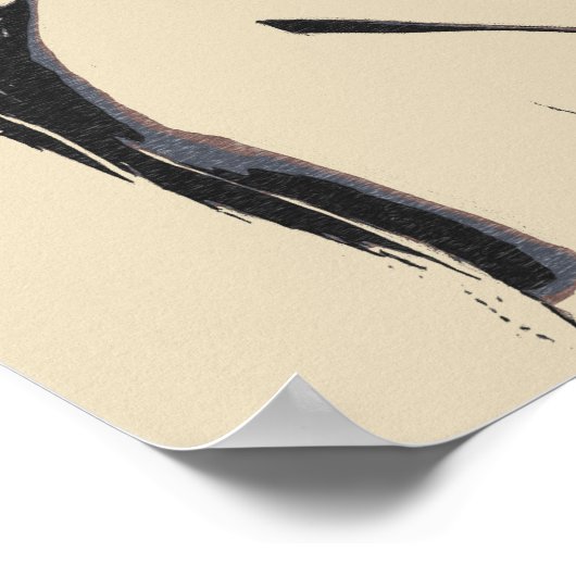 Texas Ranger-stijl teaser, grote blonde borst Poster (Hoek)