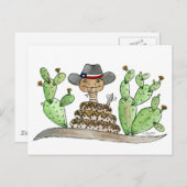 Texas Rattlesnake Briefkaart (Voorkant / Achterkant)