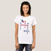 TEXAS Real Estate Texan Realtor T-shirt (Voorkant volledig)
