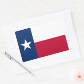 Texas Rechthoekige Sticker (Envelop)