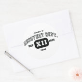 TEXAS Recovery Ronde Sticker (Envelop)