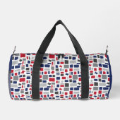 Texas Red & Blue Wonky Squares & Rectangs Plunjezak (Achterkant)