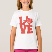 Texas Red Grapefruit Kaart ontwerp T-shirt (Voorkant)