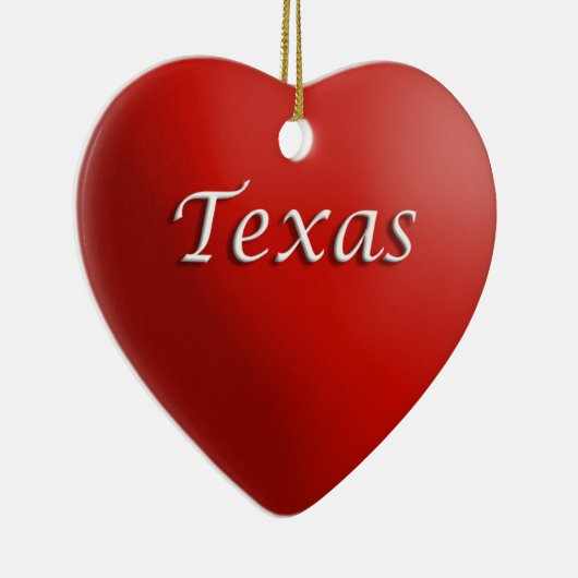 Texas Red Heart Keepomwille Ornament (Rechts)