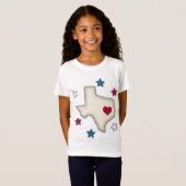 Texas Red Heart T-shirt (Voorkant volledig)