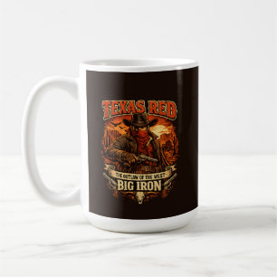 Texas Red – Legendarisch Cowboy Western Design Koffiemok