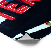 Texas Red Neon Lights Verenigde Staten Poster (Hoek)