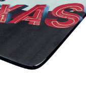 Texas Red Neon Lights Verenigde Staten Snijplank (Hoek)