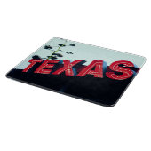 Texas Red Neon Lights Verenigde Staten Snijplank (Hoek)
