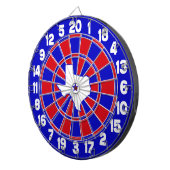 Texas Red White en Blue Dartbord (Voorkant Rechts)
