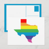 texas regenboog briefkaart (Voorkant / Achterkant)