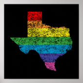 texas regenboog poster (Voorkant)